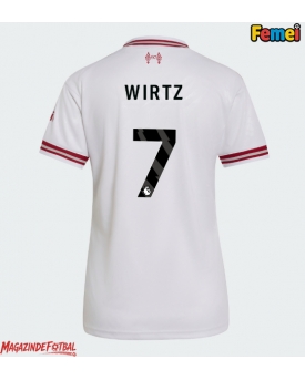 Liverpool Florian Wirtz #7 Tricou Fotbal Replică 2026-27 Femei Deplasare Liverpool Florian Wirtz #7 Tricou Fotbal Replică 2026-27 Femei Deplasare